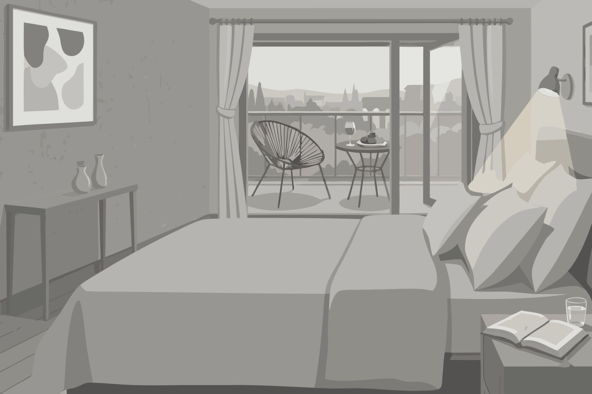 Chambre Double Premium avec Terrasse